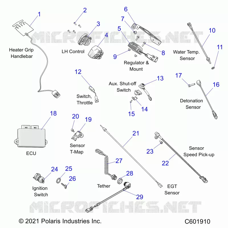 ELECTRICITE, SWITCHES, SENSORS AND COMPONENTS