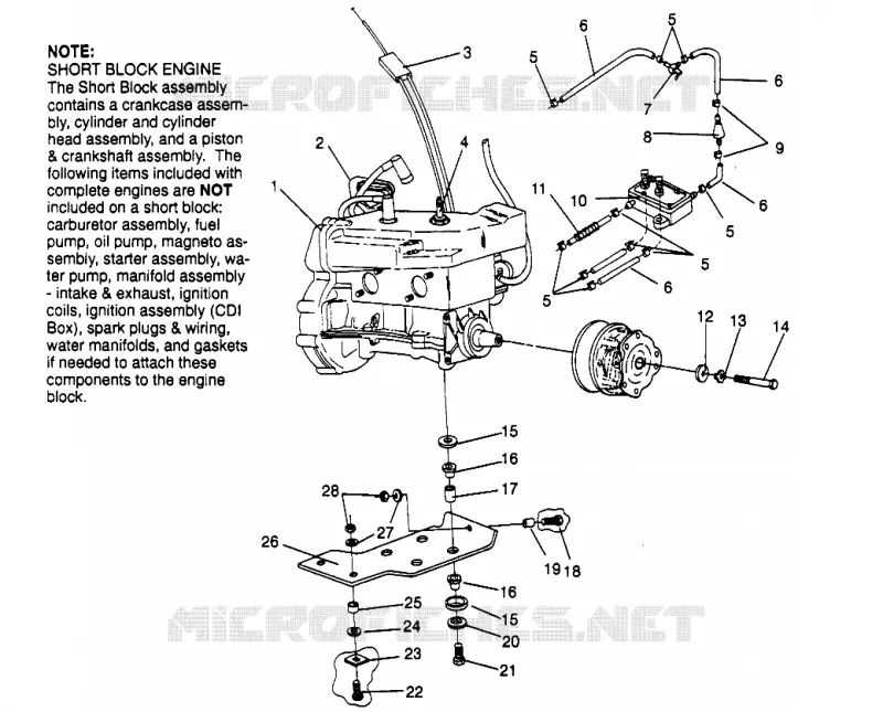 SUPPORT MOTEUR LITE 0963433, EURO LITE E963433 and LITE DELUXE 0963431 (4931663166B014)