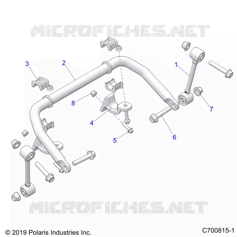 SUSPENSION, FRONT BARRE STABILISATRICE- G21GXH99AL/BL (C700815-1)