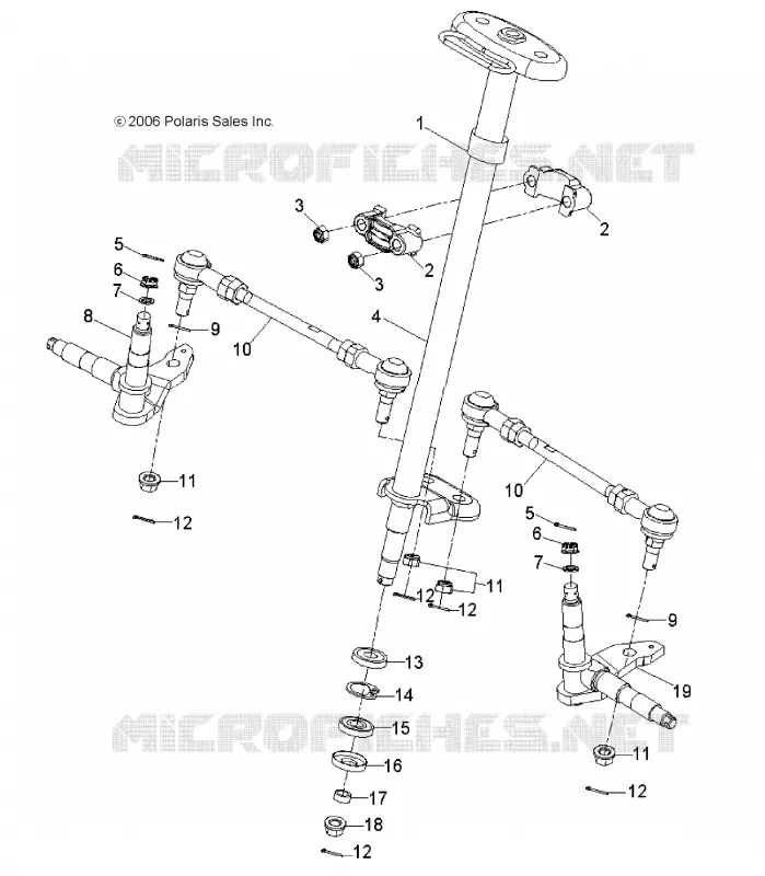 COLONNE DE DIRECTION and TIE ROD ASM.