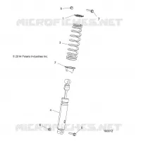 SUSPENSION, AMORTISSEUR AVANT