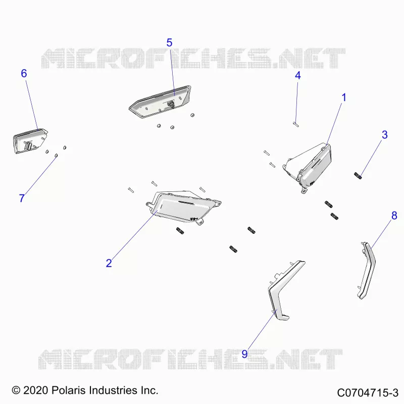 ELECTRICITE, HEADLIGHTS AND TAILLIGHTS