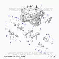 MOTEUR, MOUNTING & LONG BLOCK