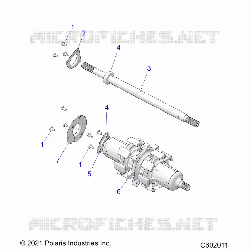 DRIVE TRAIN, JACKSHAFT AND ARBRE DE TRANSMISSION