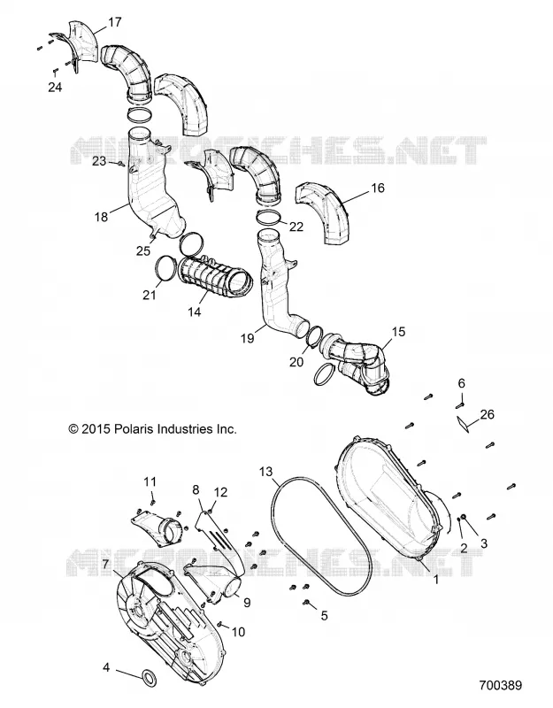 SYSTÈME DE TRANSMISSION, CLUTCH COVER