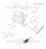 CHASSIS, PARE CHOCS AVANT