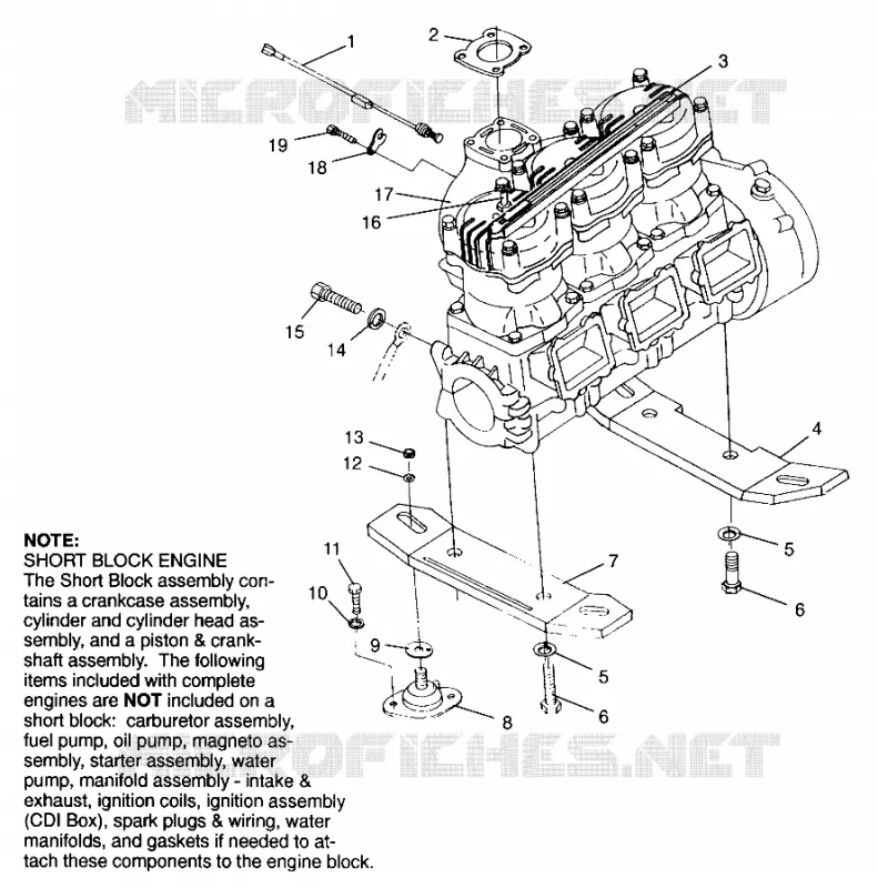 SUPPORT MOTEUR SL 900 B964291 and Intl. SL 900 I964291 (4935583558B001)