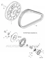 SYSTEME DE TRANSMISSION, SECONDARY CLUTCH