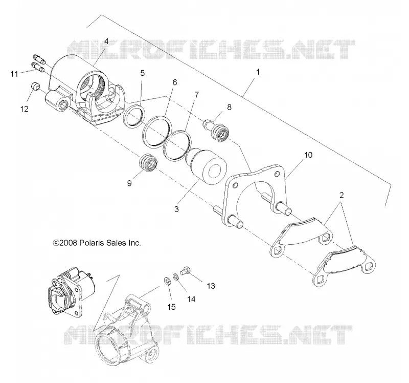 FREIN ARRIERE CALIPER