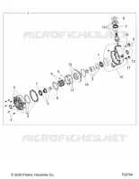 SYSTÃˆME DE TRANSMISSION, FRONT GEARCASE INTERNALS