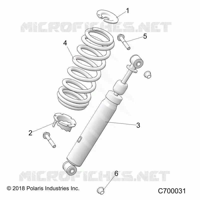 SUSPENSION, AMORTISSEUR AVANT MOUNTING