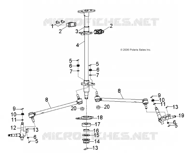 COLONNE DE DIRECTION and TIE ROD ASM.