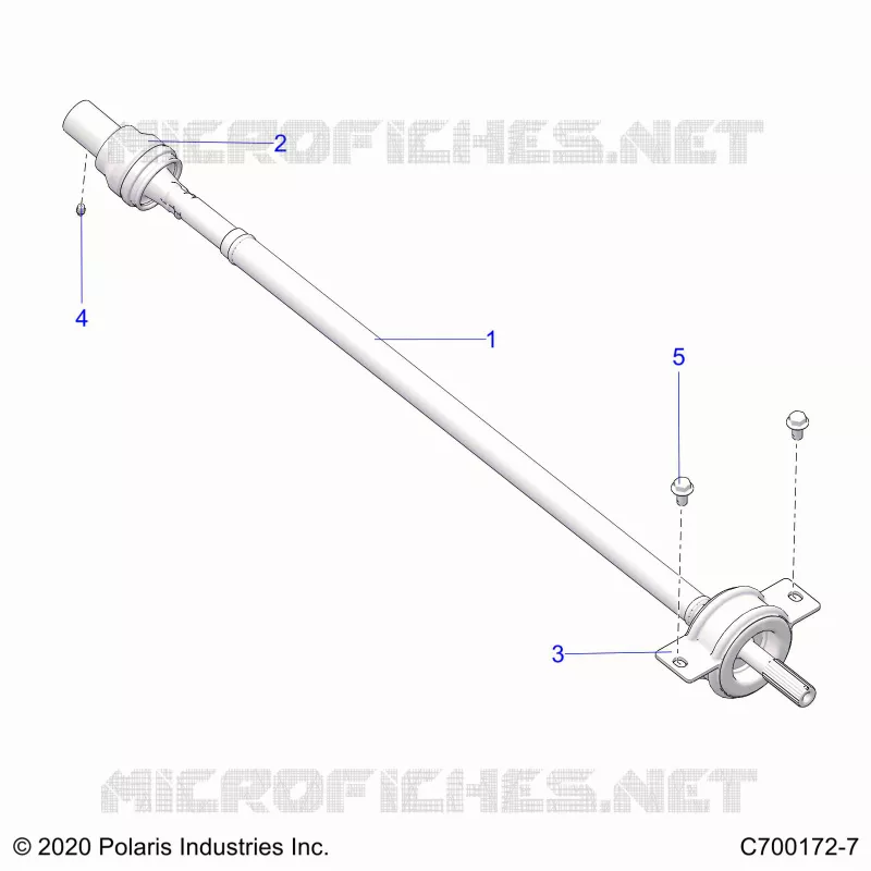 SYSTÃˆME DE TRANSMISSION, REAR PROP SHAFT