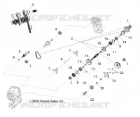 SYSTÈME DE TRANSMISSION, PONT PRINCIPAL INTERNAL