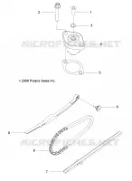 ENGINE, TENSIONER, CAM CHAINE