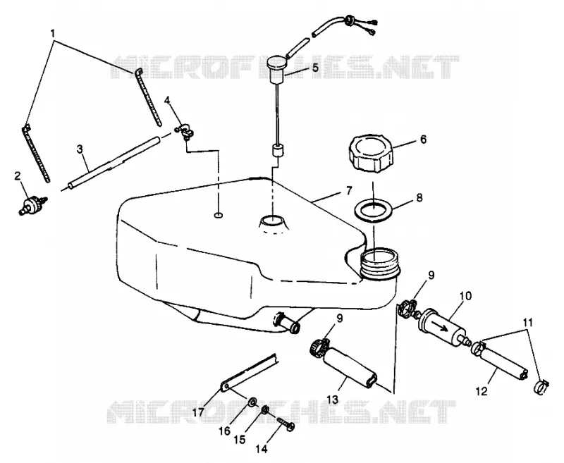 RESERVOIR D'HUILE SLT 700 B974572 (4941124112A012)