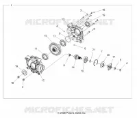 SYSTÈME DE TRANSMISSION, PONT ARRIERE INTERNALS