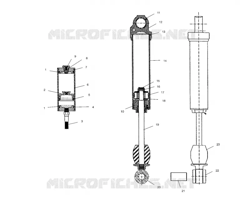 AMORTISSEUR (REAR TRACK)(M-10)