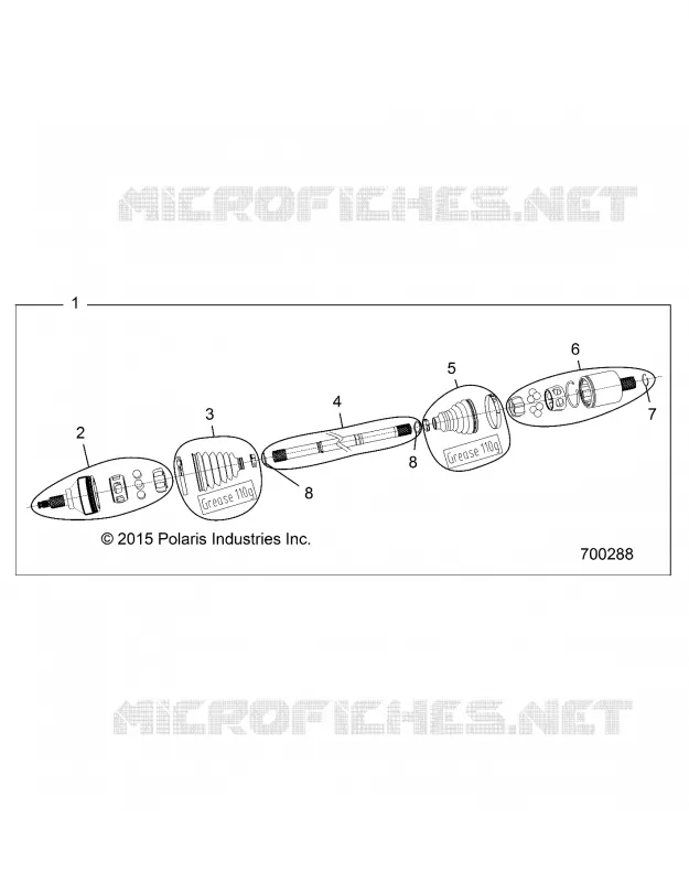 SYSTEME DE TRANSMISSION, HALF SHAFT, REAR (T0 12/1/2018)