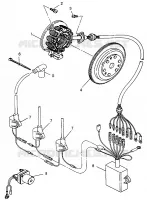 STATOR ASSEMBLY SL 780 B964087 and  Intl. SL 780 I964087 (4935523552C006)