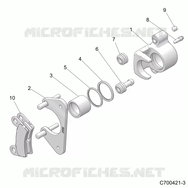 BRAKES, ETRIER DE FREIN ARRIERE