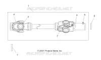 DRIVE TRAIN, ARBRE DE TRANSMISSION AVANT