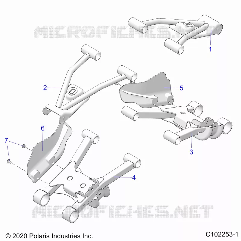 SUSPENSION ARRIERE CONTROL ARMS