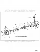 SYSTEME DE TRANSMISSION, FRONT GEARCASE (TO 1/1/2019)