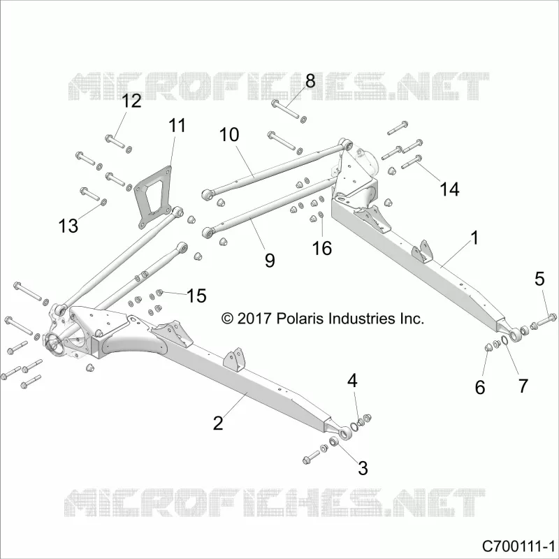 SUSPENSION ARRIERE CONTROL ARMS