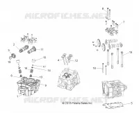 ENGINE, CULASSE, CAMS AND VALVES