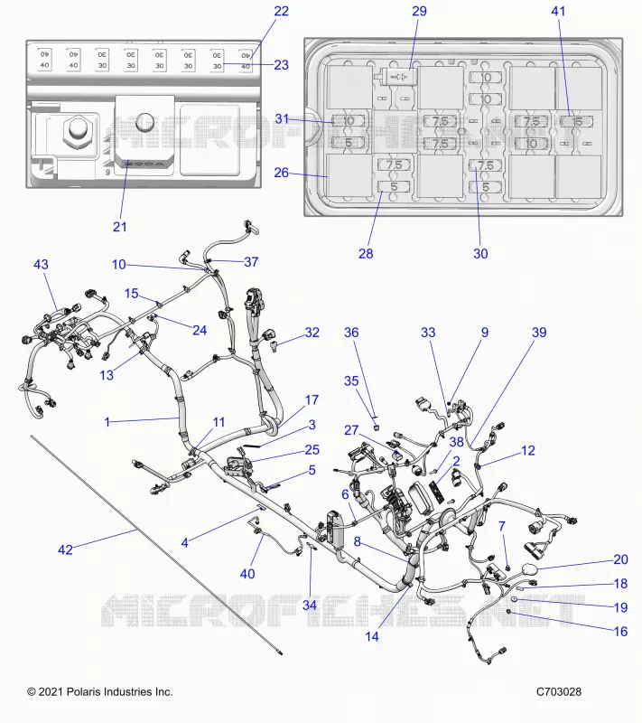 ELECTRICITE, WIRE HARNESS, CHASSIS, ULTIMATE LE