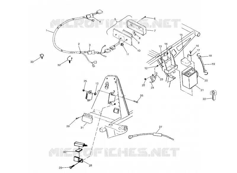 ELECTRICITE/FEU ARRIERE