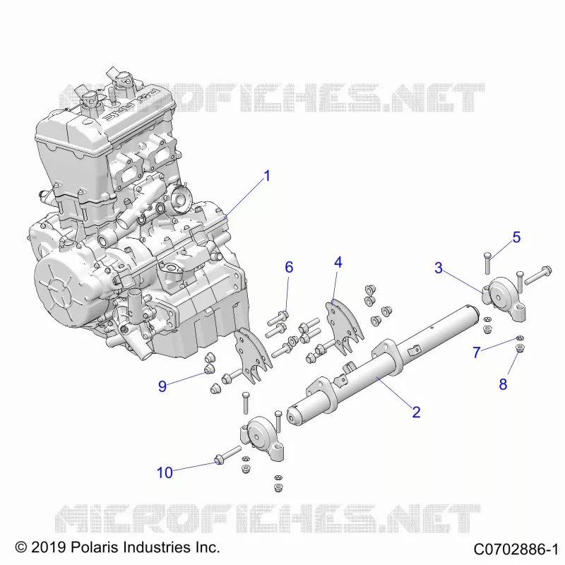 MOTEUR, MOUNTING & LONG BLOCK