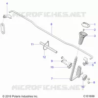 DRIVE TRAIN, SELECTEUR DE VITESSE -A19SJS57CH (C101699)