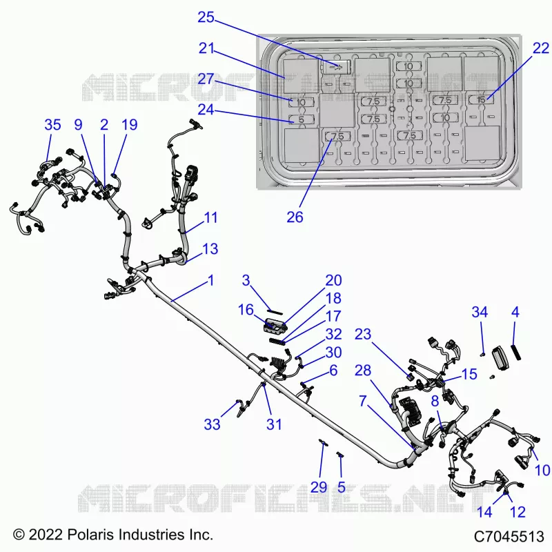 ELECTRICITE, WIRE HARNESS, CHASSIS