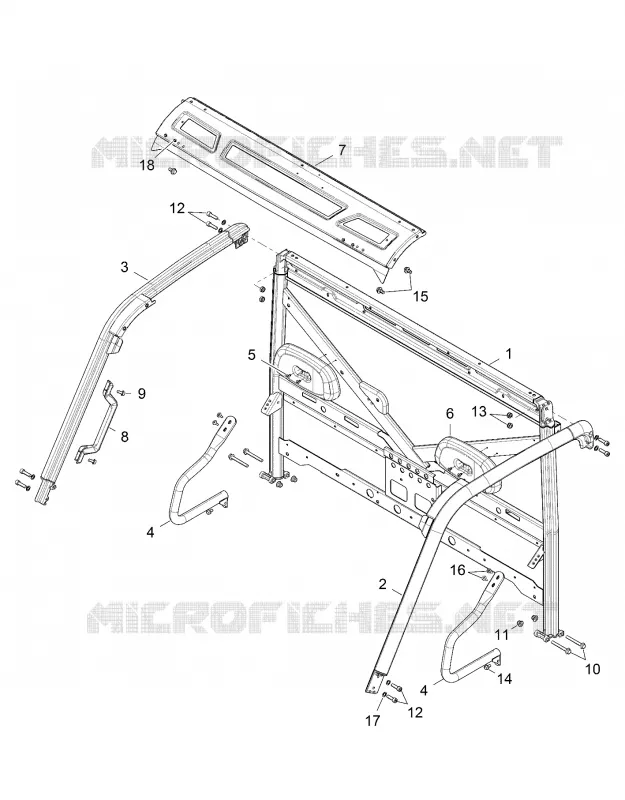 CHASSIS, CAB CADRE