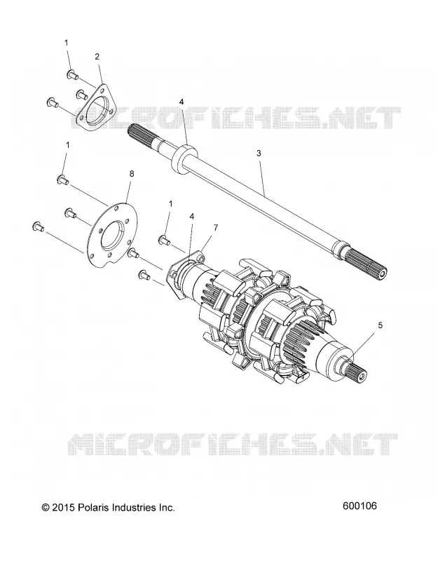 DRIVE TRAIN, JACKSHAFT AND DRIVESHAFT