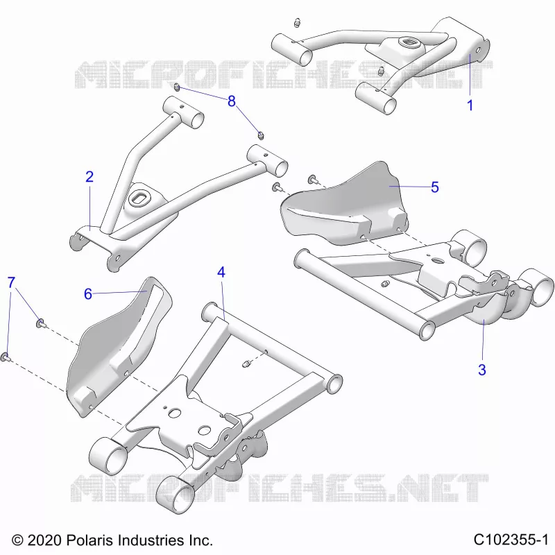 SUSPENSIONDLE CONTROL ARMS
