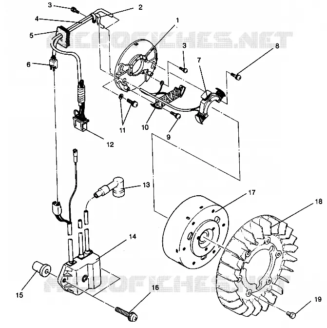 STATOR ASSEMBLY WIDETRAK GT 0942061 (49261126110036)