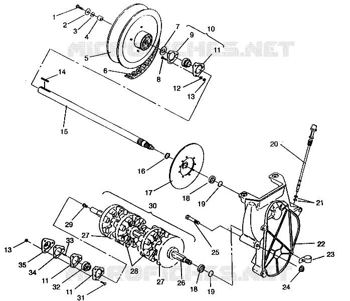 SYSTÈME DE TRANSMISSION ASSEMBLY RXL TOURING E940869 (49274327430019)
