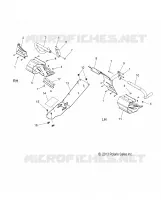 CHASSIS, CLUTCH GUARD AND REPOSE PIEDS
