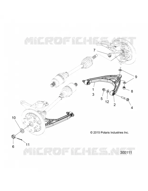 SUSPENSION AVANT CONTROL ARMS