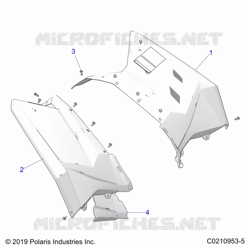 CARROSSERIE ARRIERE CAB AND HEAT SHIELDS
