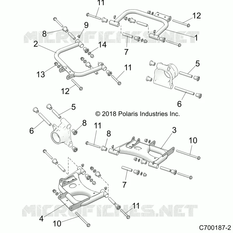 SUSPENSION ARRIERE CONTROL ARMS