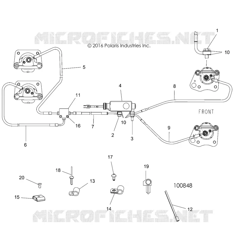 BRAKES, BRAKE LINES AND MAITRE CYLINDRE