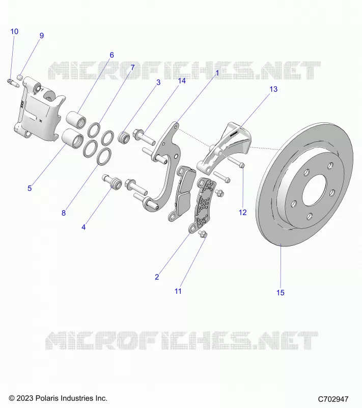 BRAKES, ETRIER DE FREIN ARRIERE