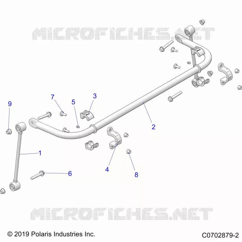 SUSPENSION, REAR BARRE STABILISATRICE
