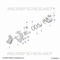 BRAKES, BRAKE ETRIER DE FREIN AVANT
