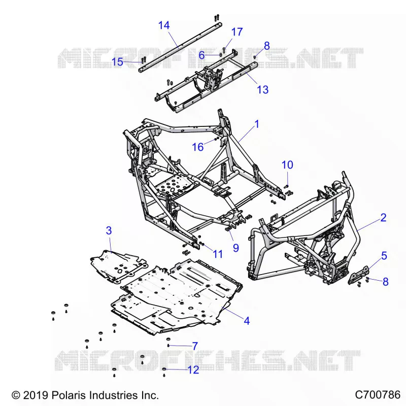 CHASSIS, MAIN FRAME AND SKID PLATES
