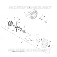 SYSTEME DE TRANSMISSION, SECONDARY CLUTCH